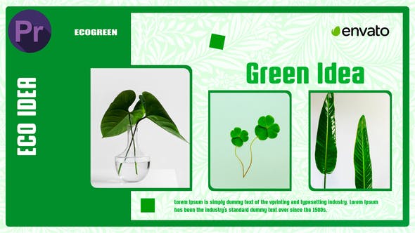 Eco Green Company Presentation | Ecology Promo | MOGRT - Videohive Download 32259910