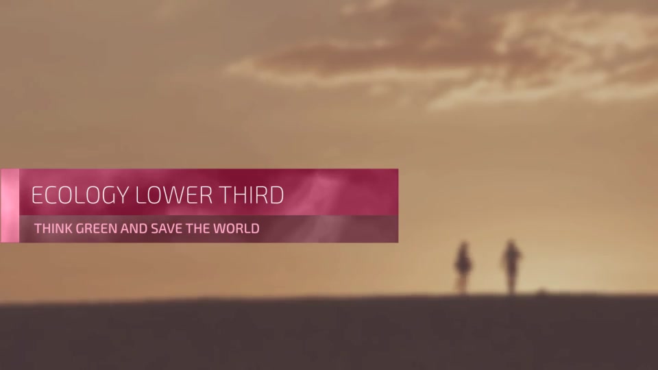 Ecological Lower Thirds - Download Videohive 14996694