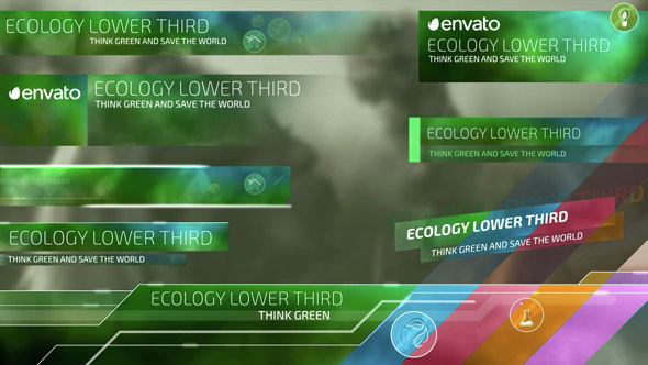 Ecological Lower Thirds - Download Videohive 14996736
