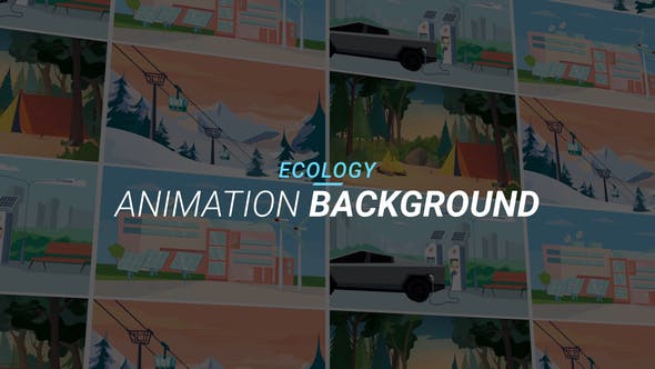 Ecology Animation background - Videohive Download 34060891