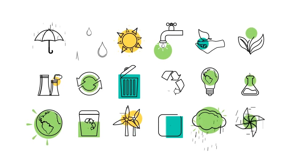 Ecology Concept Icons - Download Videohive 19517644