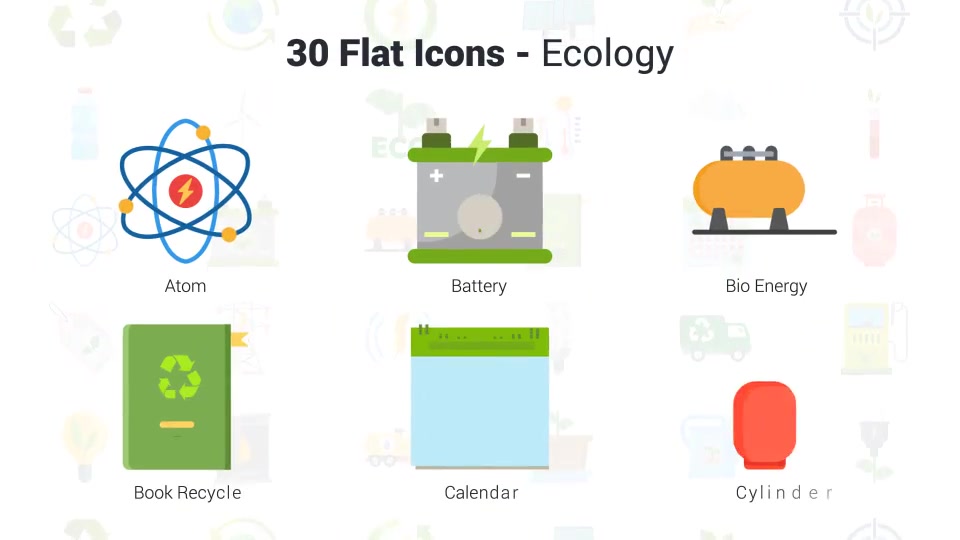 Ecology Icons Videohive 37182318 After Effects Image 6