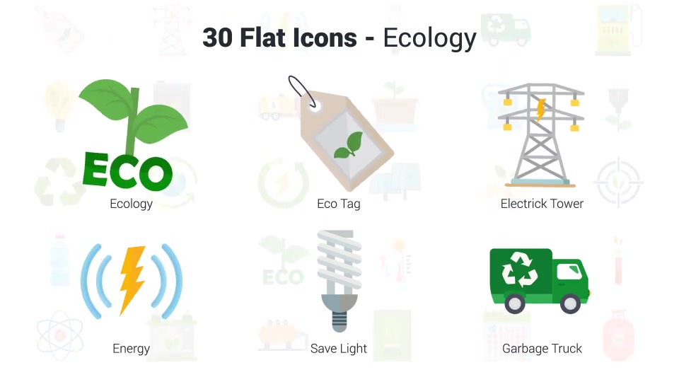 Ecology Icons Videohive 37182318 After Effects Image 8