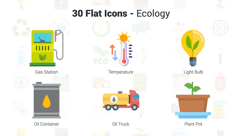 Ecology Icons Videohive 37182318 After Effects Image 9