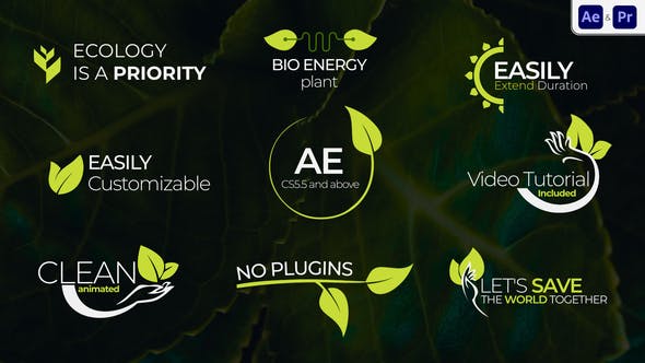 Ecology Lower Thirds - Videohive 33754284 Download