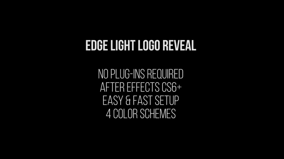 Edge Light Logo Reveal Videohive 20368317 After Effects Image 10