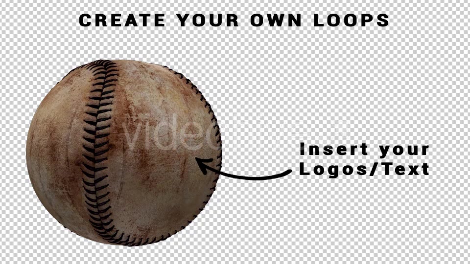 Editable Rotating Baseball - Download Videohive 13003645