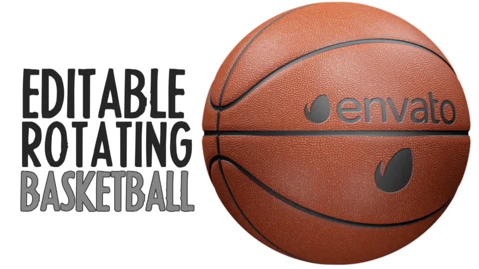 Editable Rotating Basketball - Download Videohive 16230594