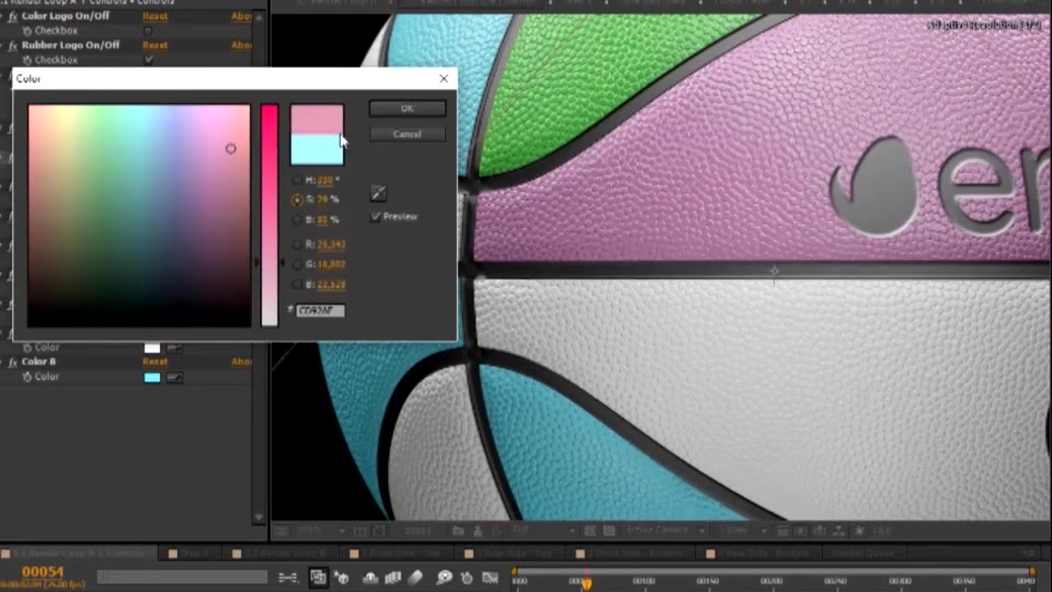 Editable Rotating Basketball - Download Videohive 16230594