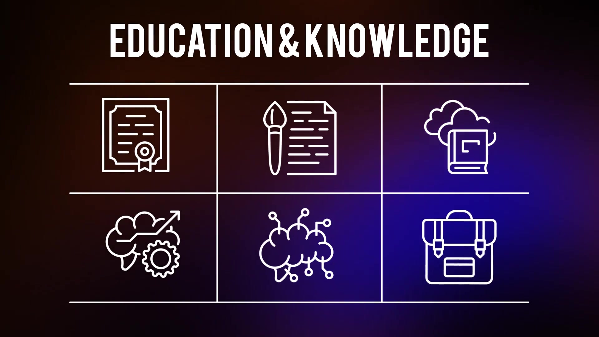 Education and Knowledge 25 Outline Icons - Download Videohive 23194966