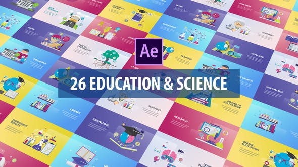 Education and Science Animation | After Effects - 27223385 Videohive Download