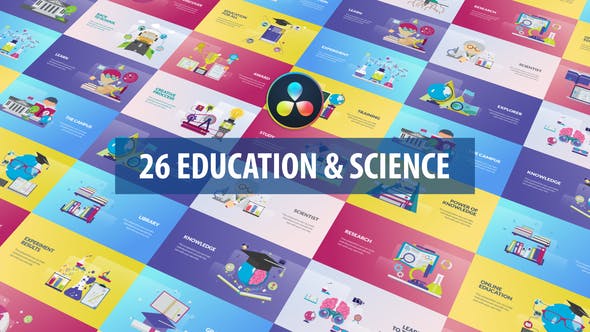 Education and Science Animation | DaVinci Resolve - 32515495 Download Videohive