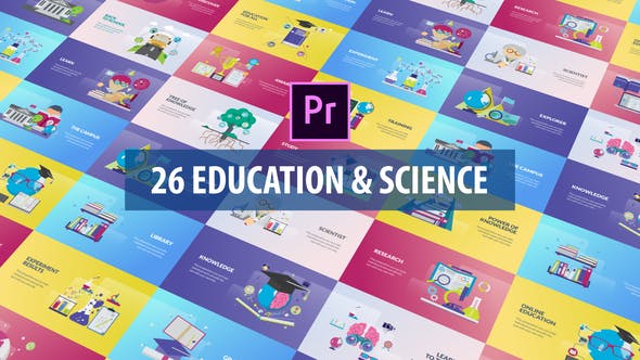 Education and Science Animation | Premiere Pro MOGRT - Download 27223694 Videohive