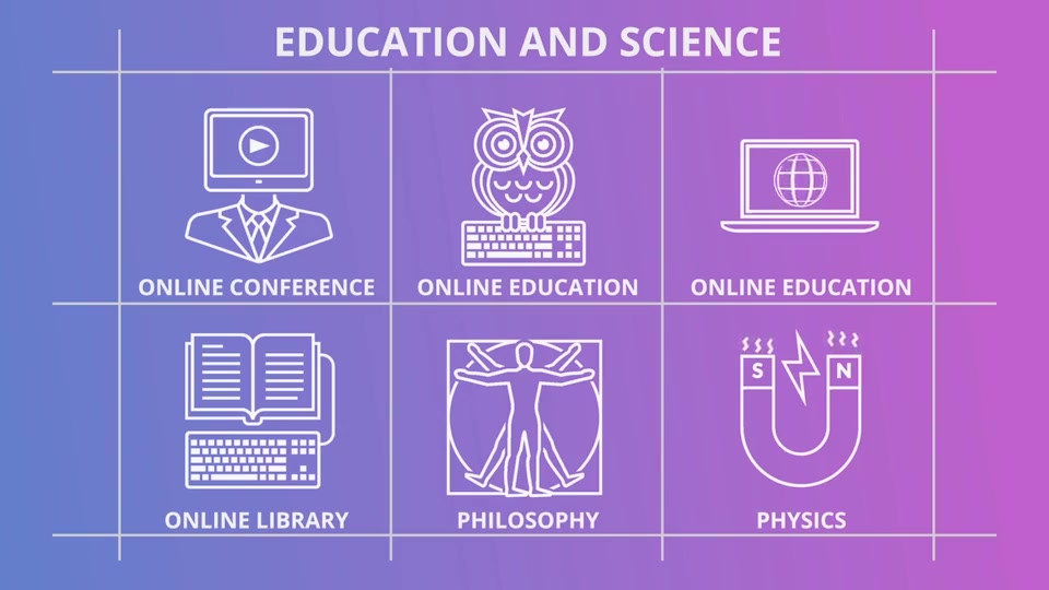Education And Science Outline Icons - Download Videohive 21291230