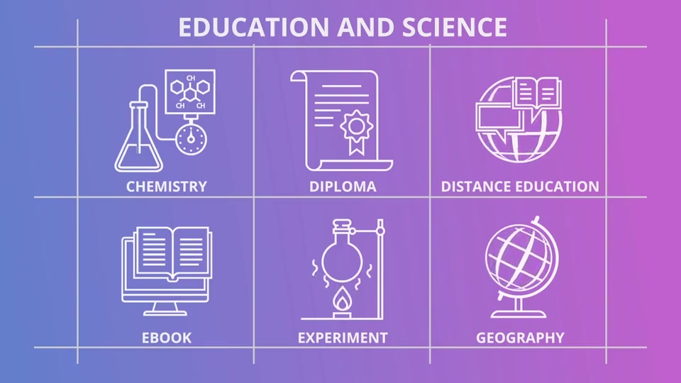 Education And Science Outline Icons - Download Videohive 21291230