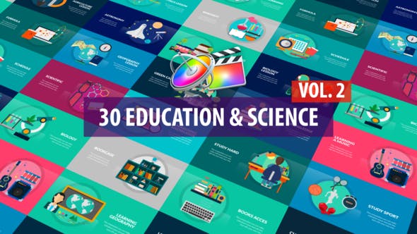 Education and Science Vol.2 | Apple Motion & FCPX - Download 34869317 Videohive