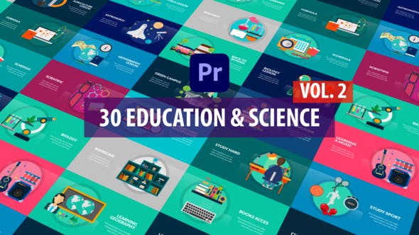 Education and Science Vol.2 | Premiere Pro MOGRT - Videohive Download 34868871