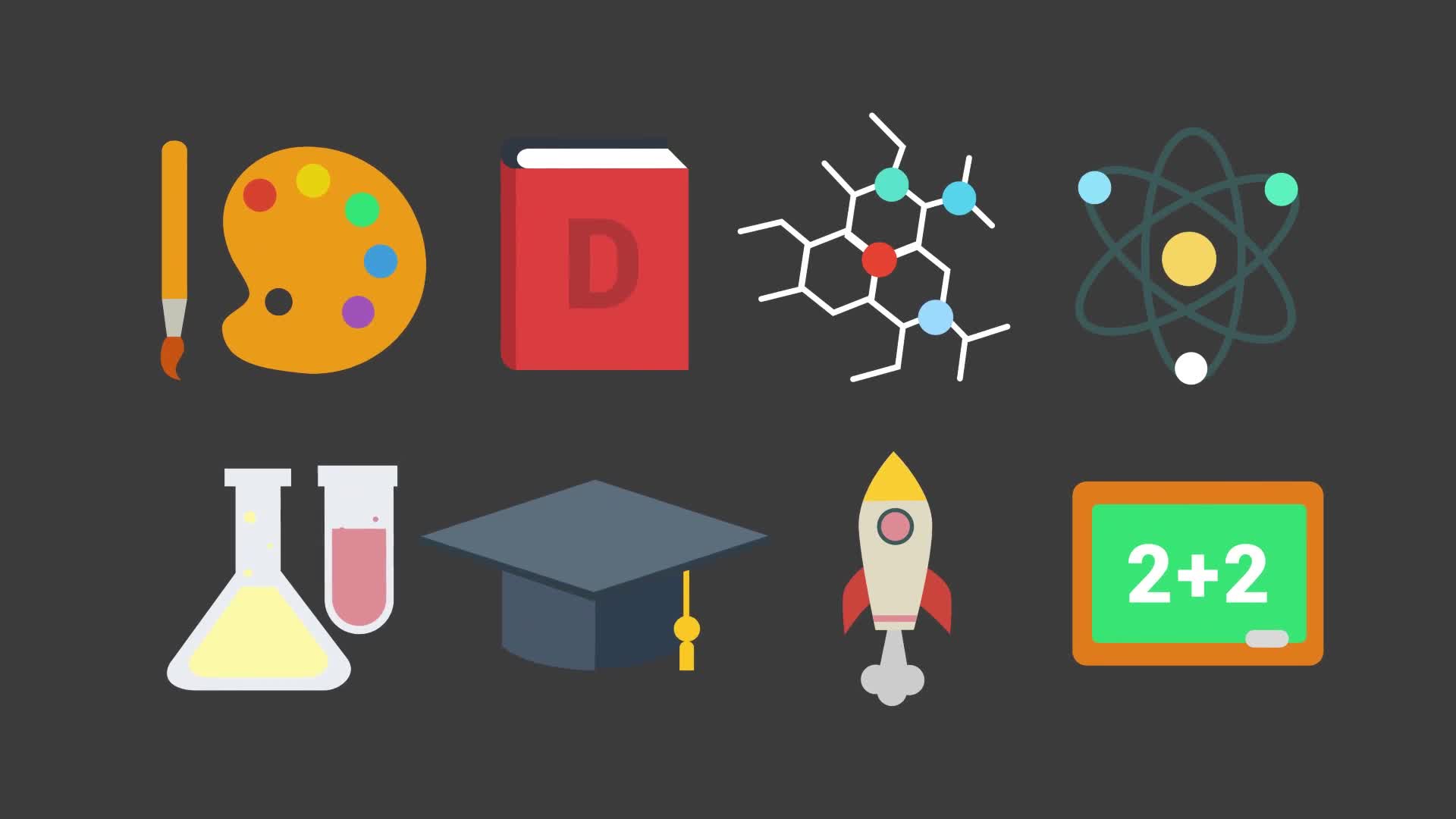 Education Animated Icons Videohive 33730065 After Effects Image 1