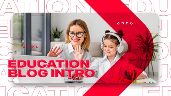 Education Blog Intro - Videohive Download 28134079