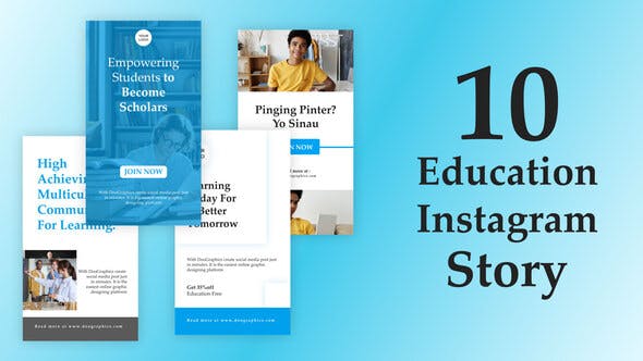 Education Instagram Stories Template - 33074295 Videohive Download