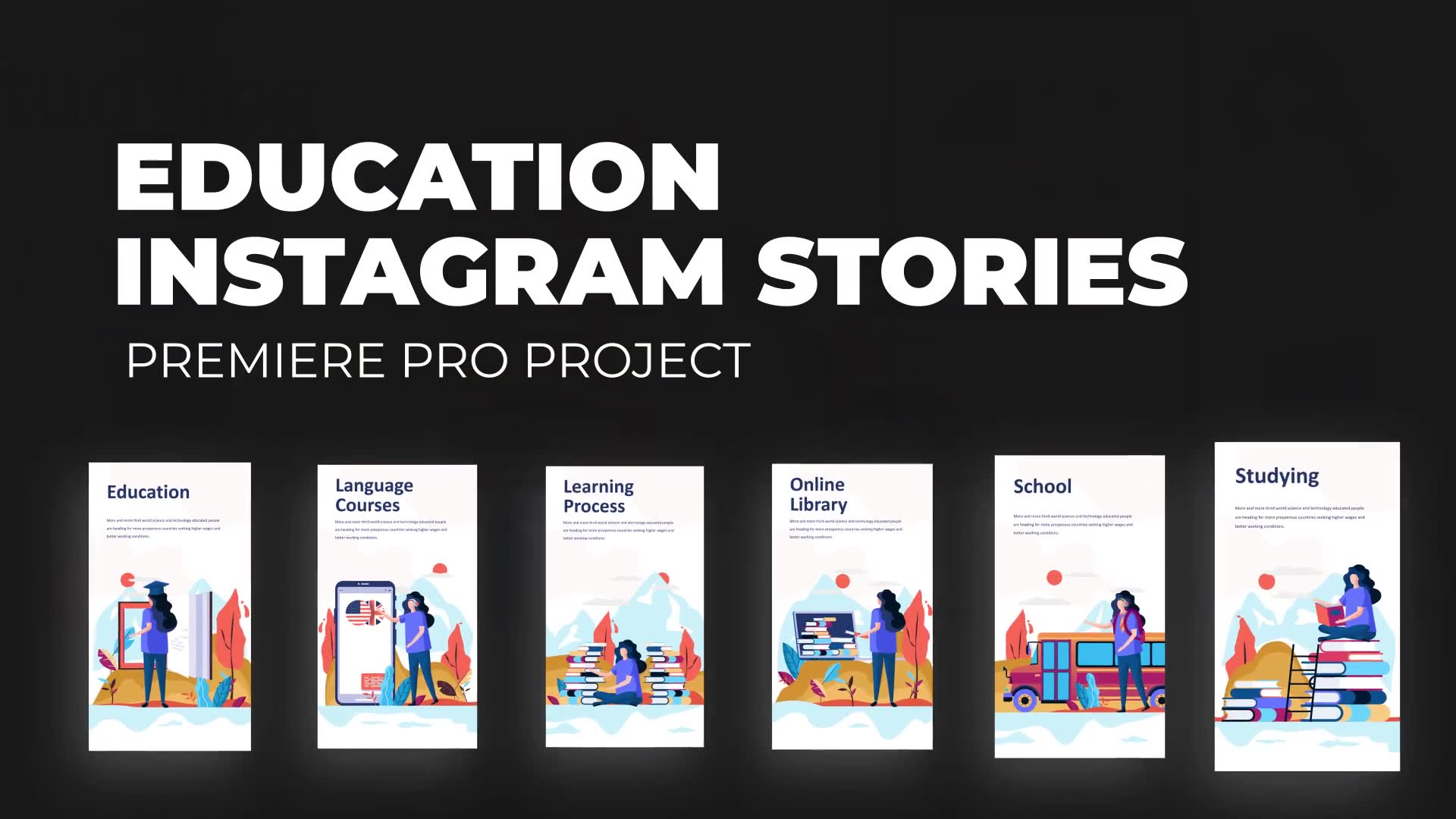 Education Instagram Stories Videohive 30300104 Premiere Pro Image 3