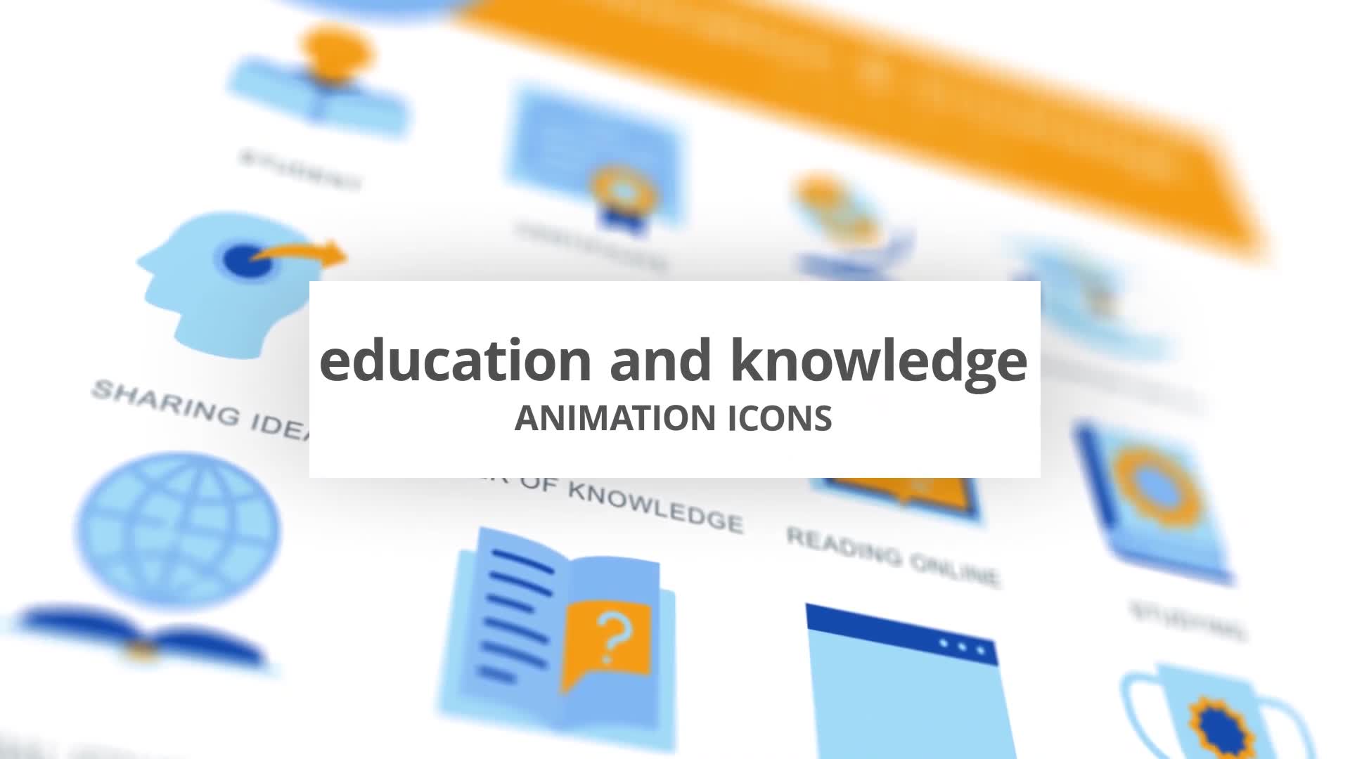 Education & Knowledge Animation Icons Videohive 28168237 After Effects Image 1