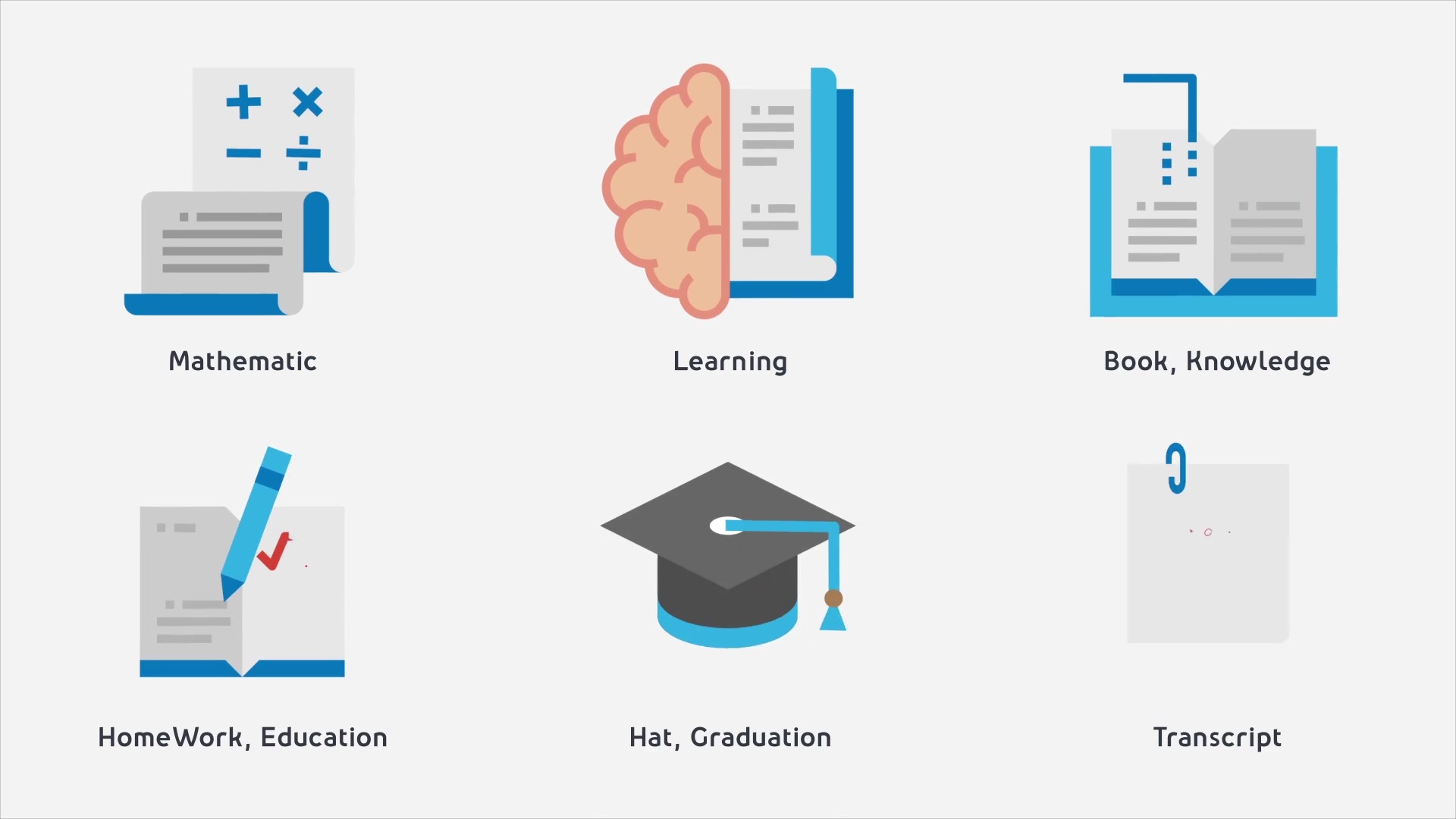 Education Modern Flat Animated Icons Videohive 26356431 After Effects Image 5
