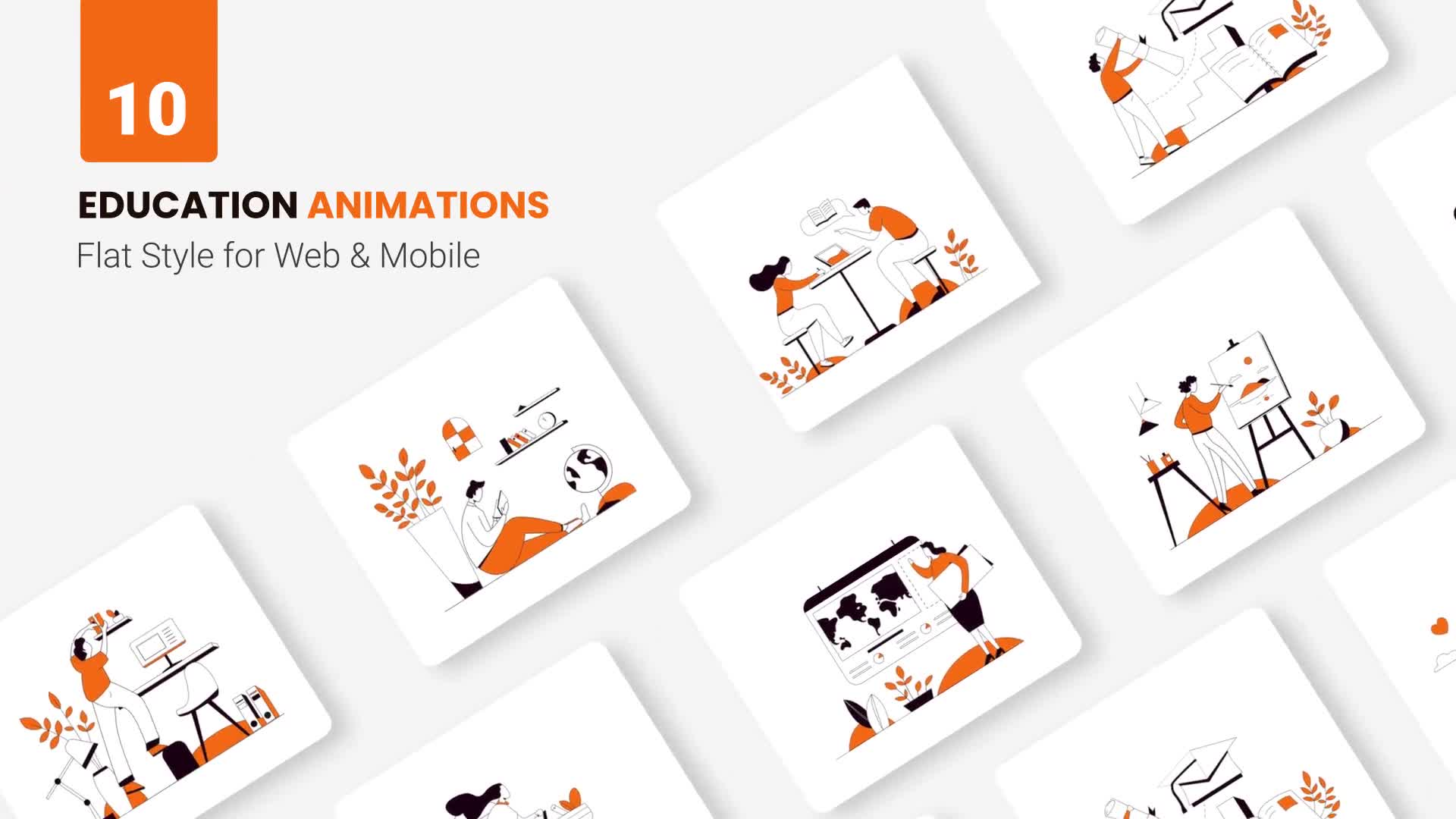 Education School Animations Flat Concept Videohive 36910942 After Effects Image 1