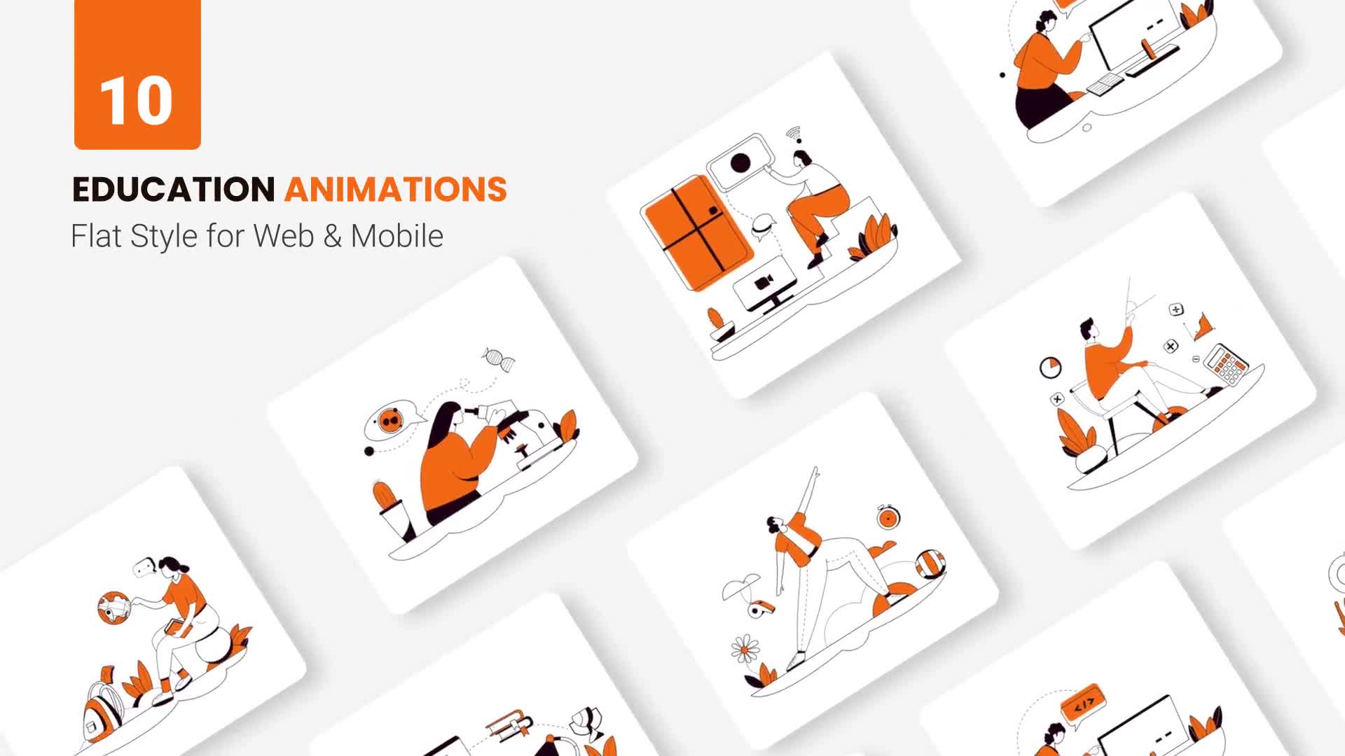 Education School Animations Flat Concept Videohive 37101900 After Effects Image 1