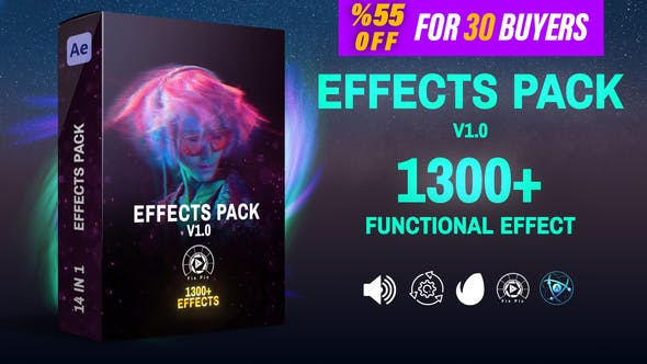 Effects Pack V1.0 Transitions ,Effects ,Footages and Presets - 45891082 Download Videohive