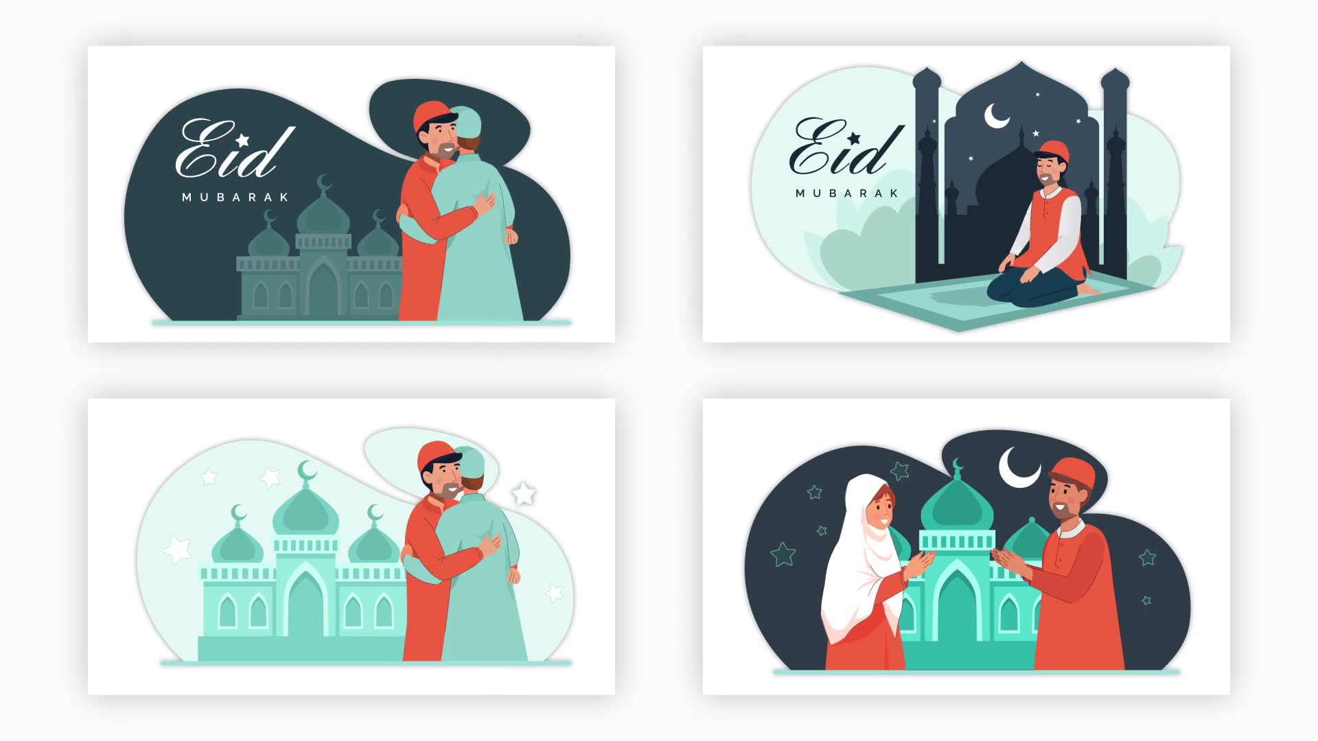 Eid Celebration Animation Scene Pack Videohive 37069368 After Effects Image 10