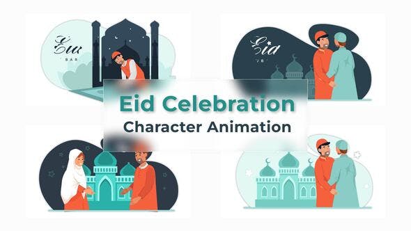 Eid Celebration Animation Scene Pack - Download 37069368 Videohive