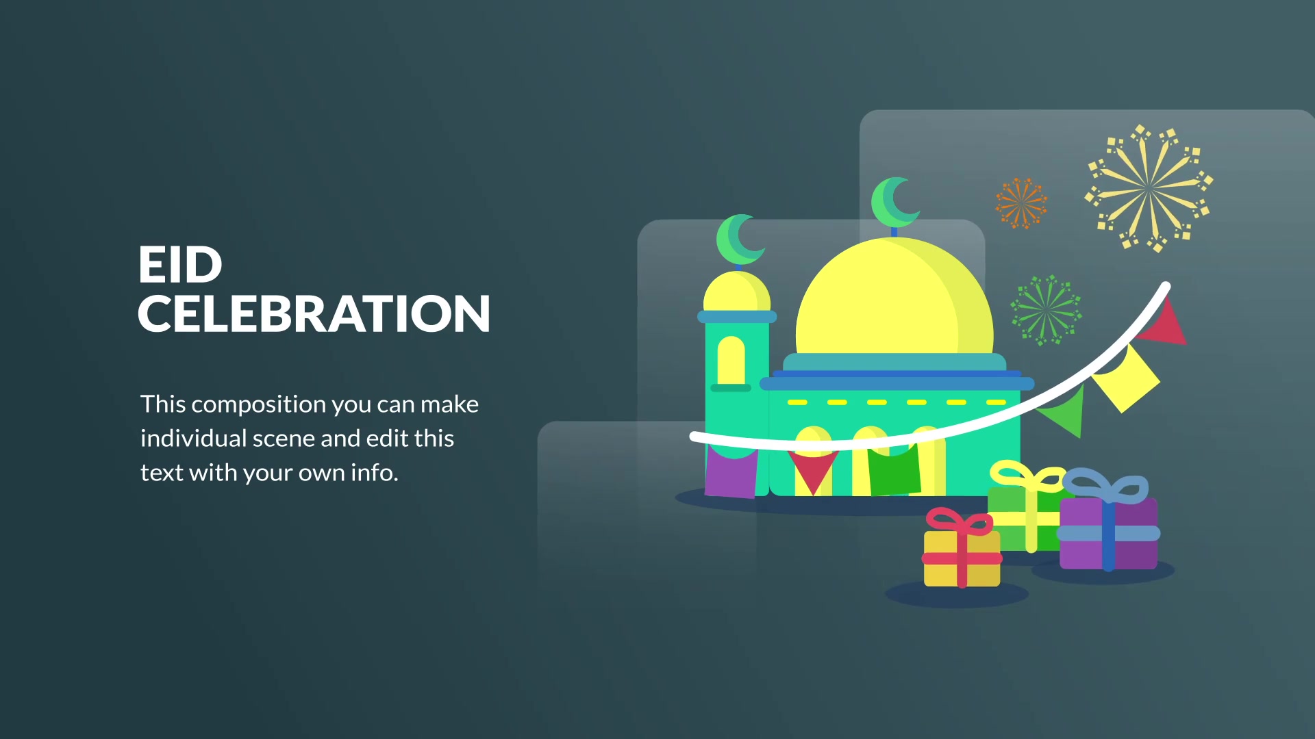 Eid Mubarak Animation After Effects Videohive 31032472 After Effects Image 4