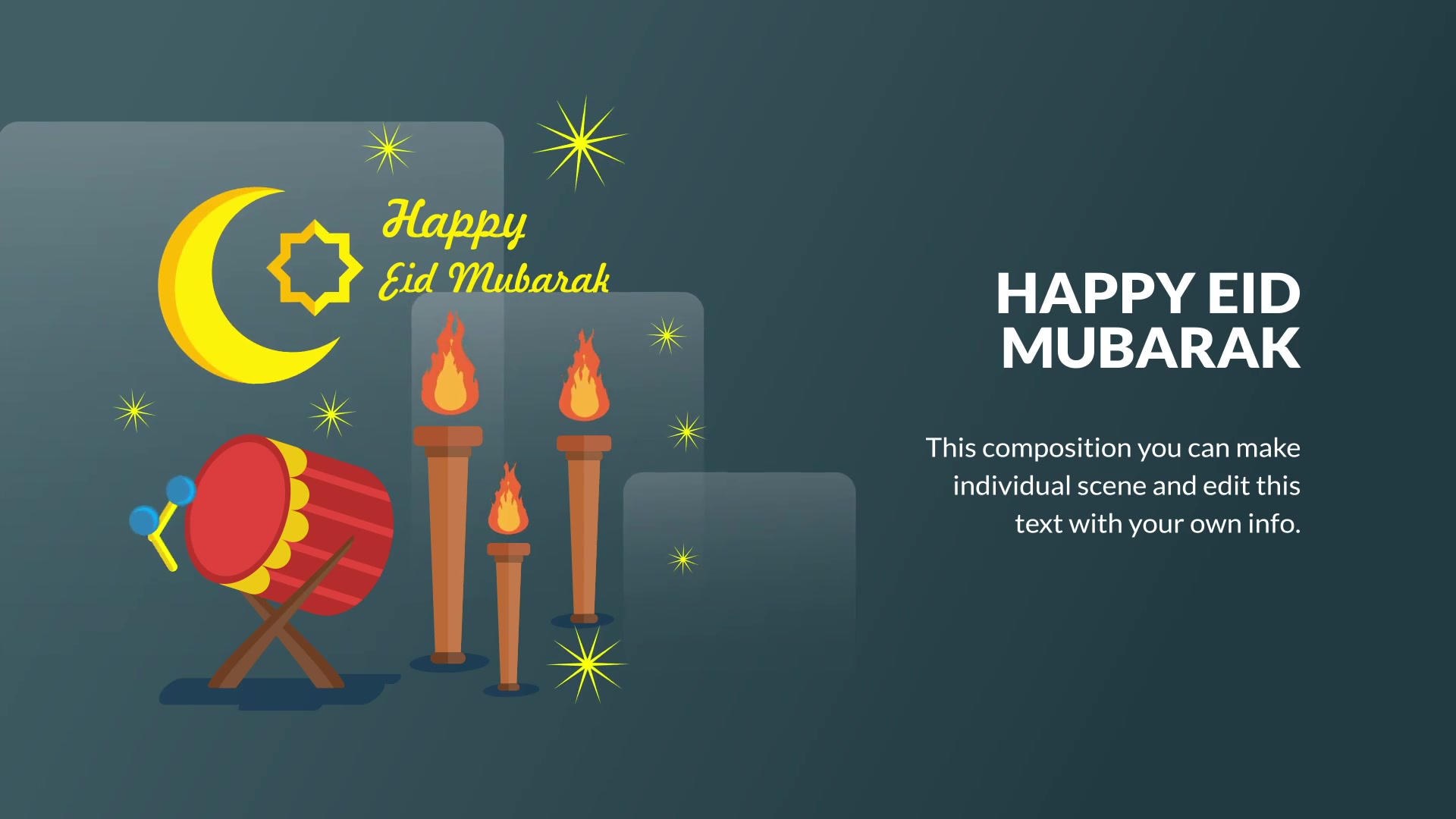 Eid Mubarak Animation Apple Motion & FCPX Videohive 31038797 Apple Motion Image 10