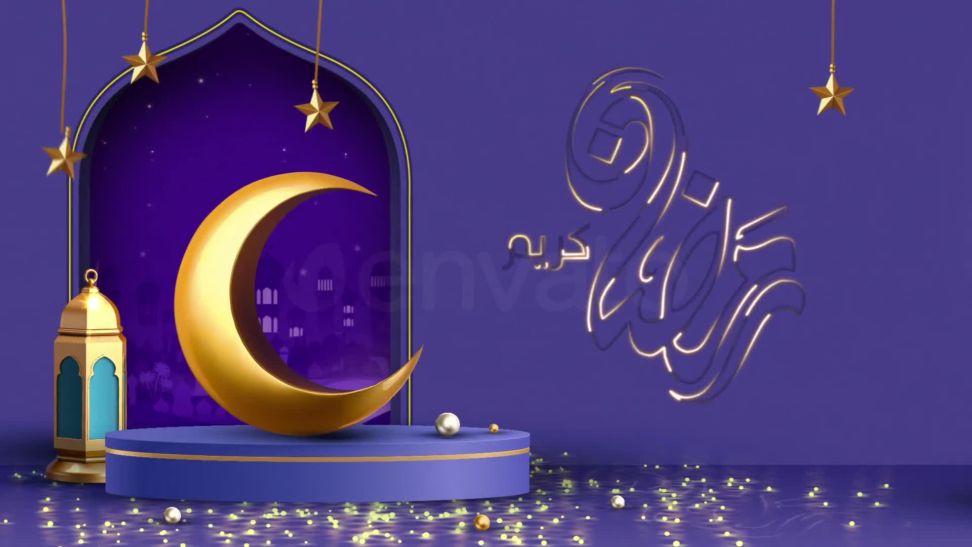 Ramadan Kareem and Mubarak Greeting Logo Graphic by DEEMKA STUDIO ·  Creative Fabrica