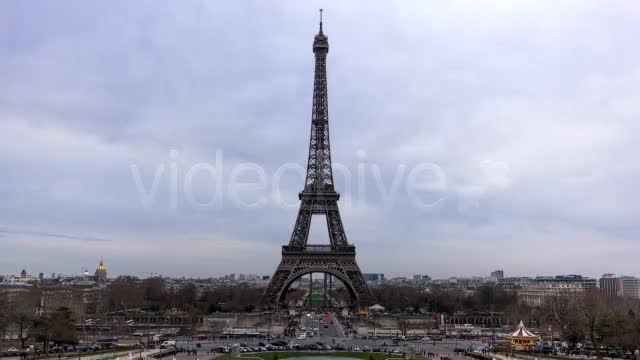 Eiffel Tower Day to Night  Videohive 7058914 Stock Footage Image 1