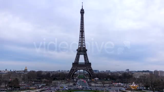 Eiffel Tower Day to Night  Videohive 7058914 Stock Footage Image 2