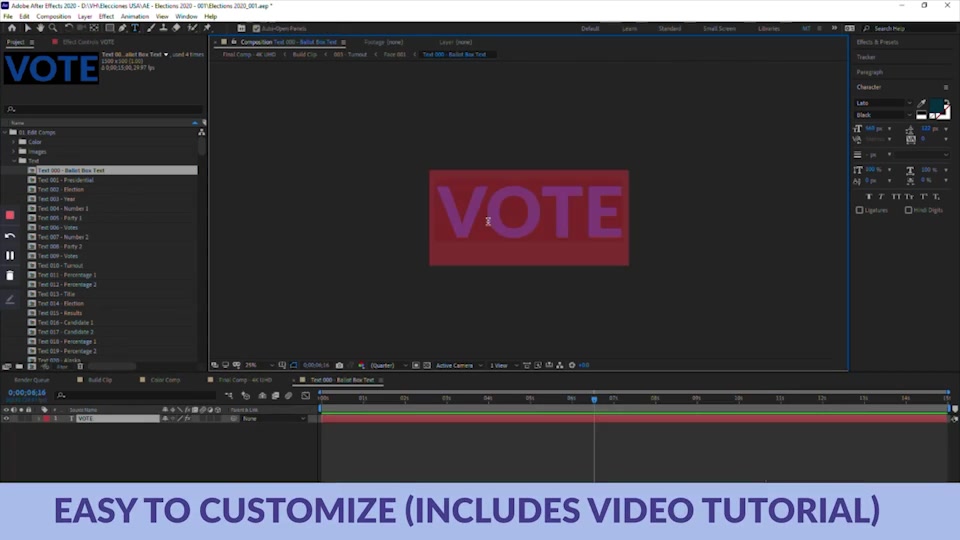 Election 2020 Opener Videohive 28850050 After Effects Image 9