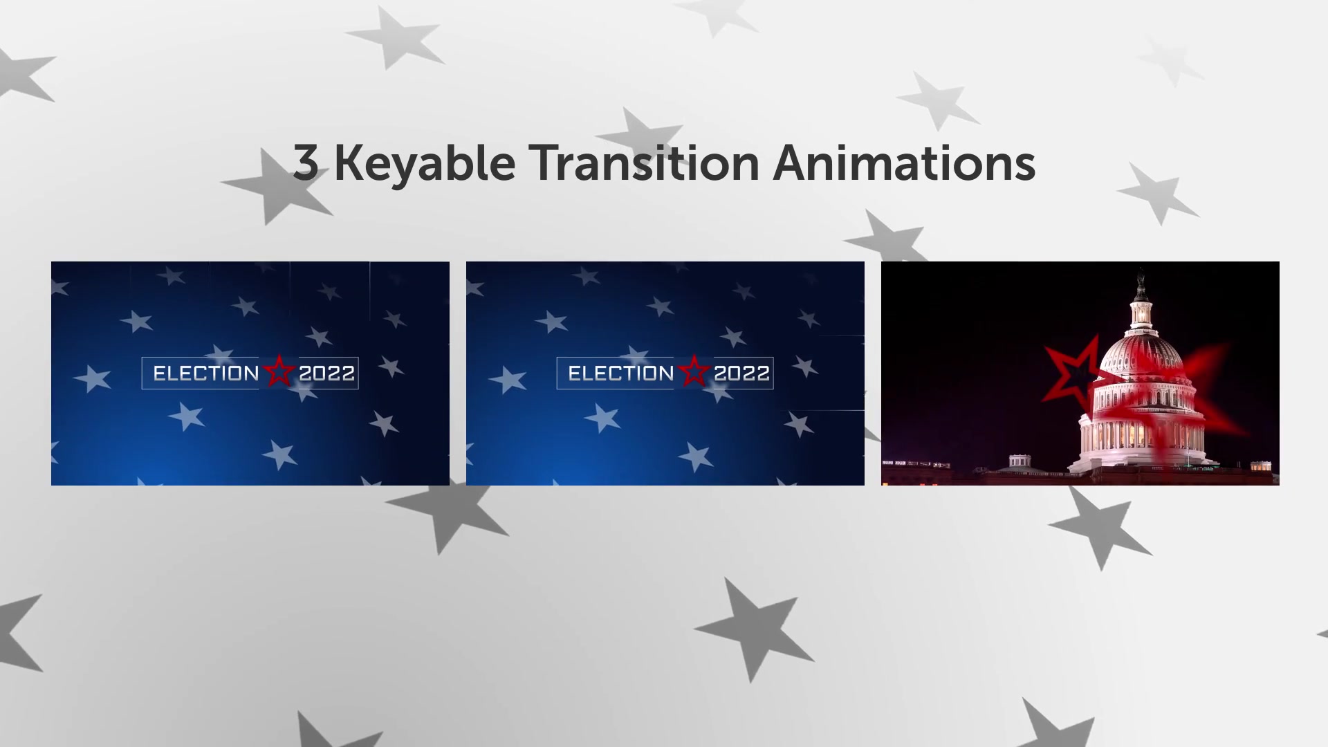 Election Essentials | Intro & Transitions | MOGRT for Premiere Pro Videohive 40348664 Premiere Pro Image 6