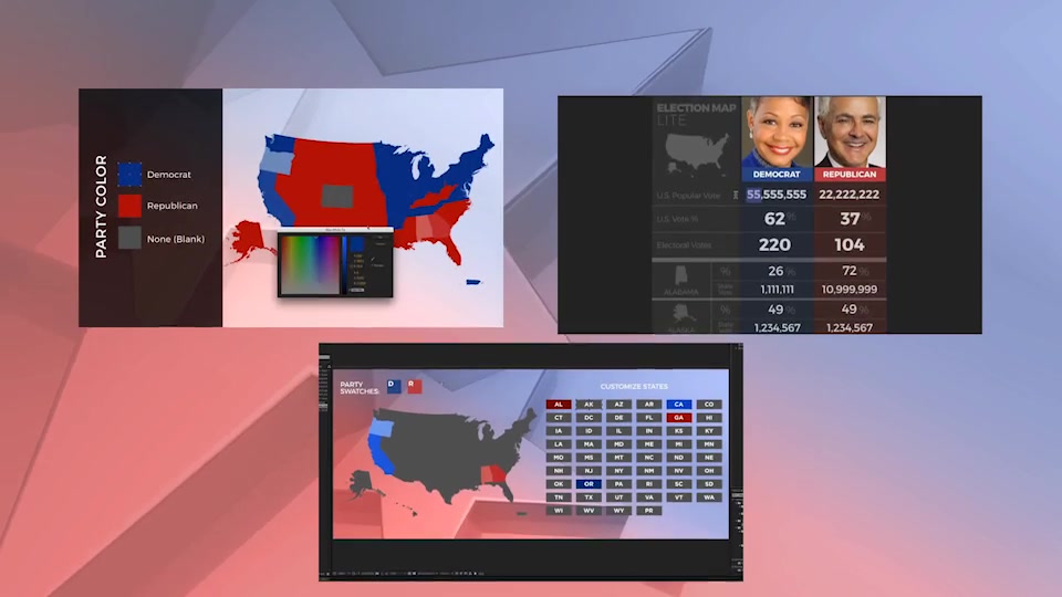 Election Map LITE - Download Videohive 17982022