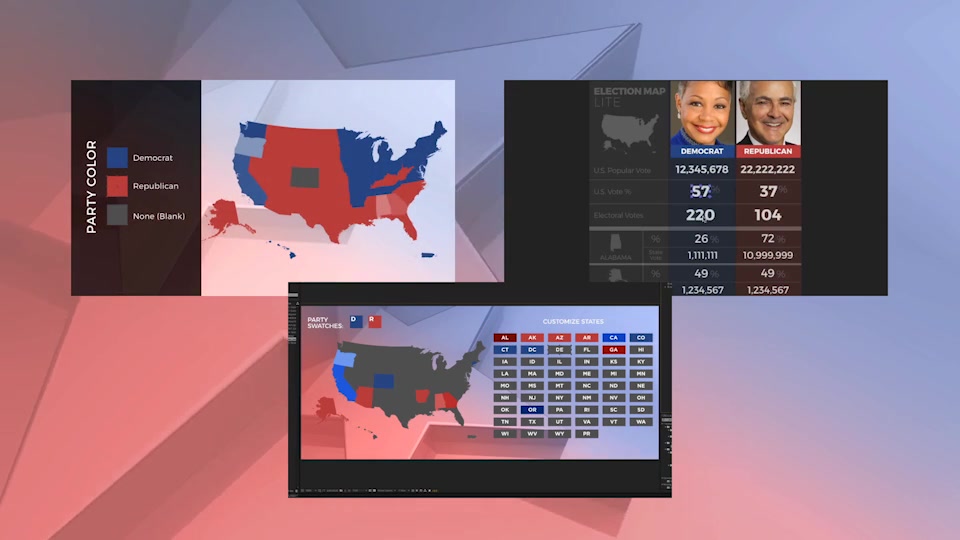 Election Map LITE - Download Videohive 17982022