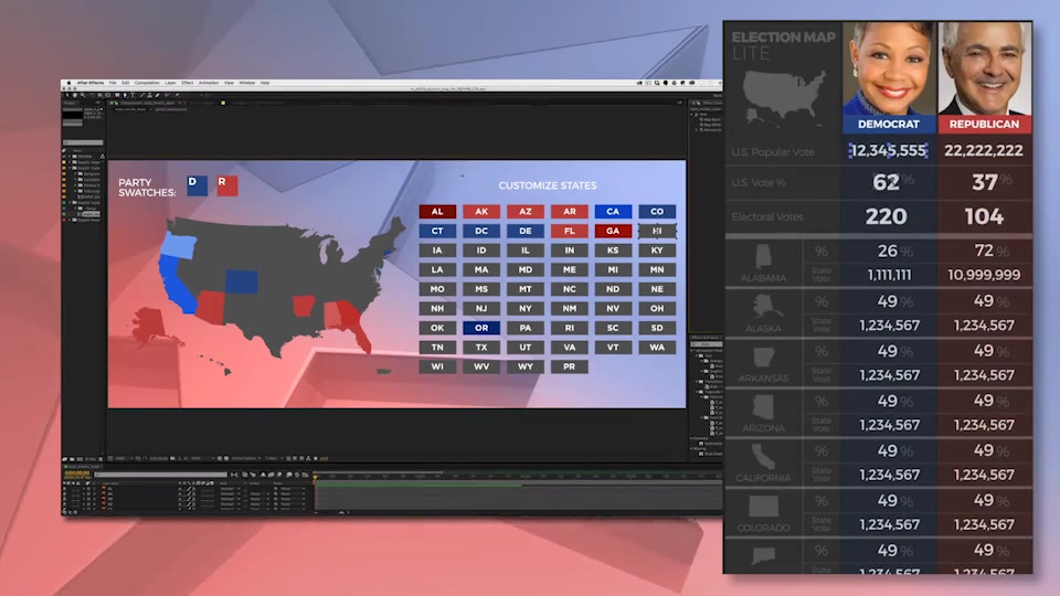 Election Map LITE - Download Videohive 17982022