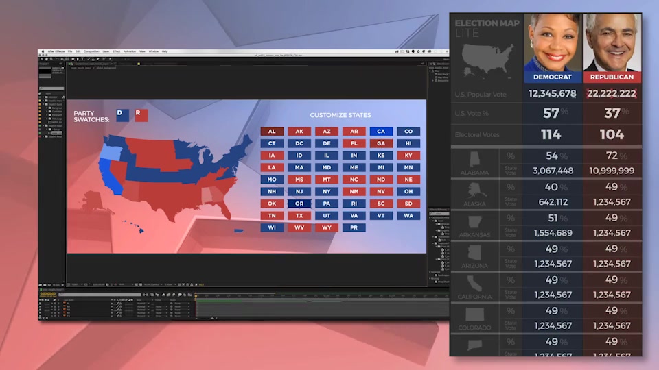 Election Map LITE - Download Videohive 17982022