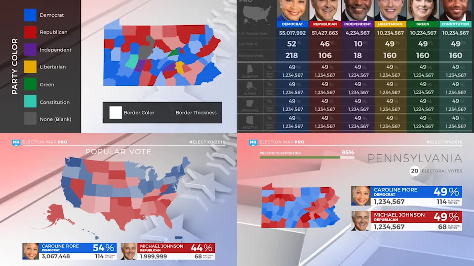 Election Map PRO - Download Videohive 17959439