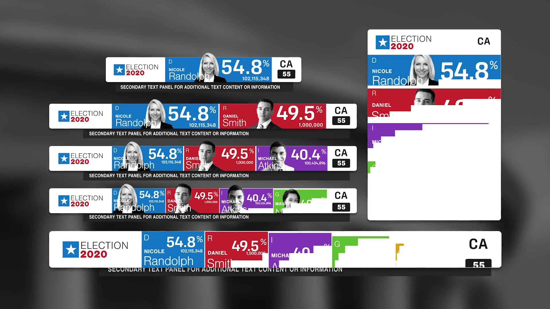 Election Results Elements Videohive 28655204 After Effects Image 3