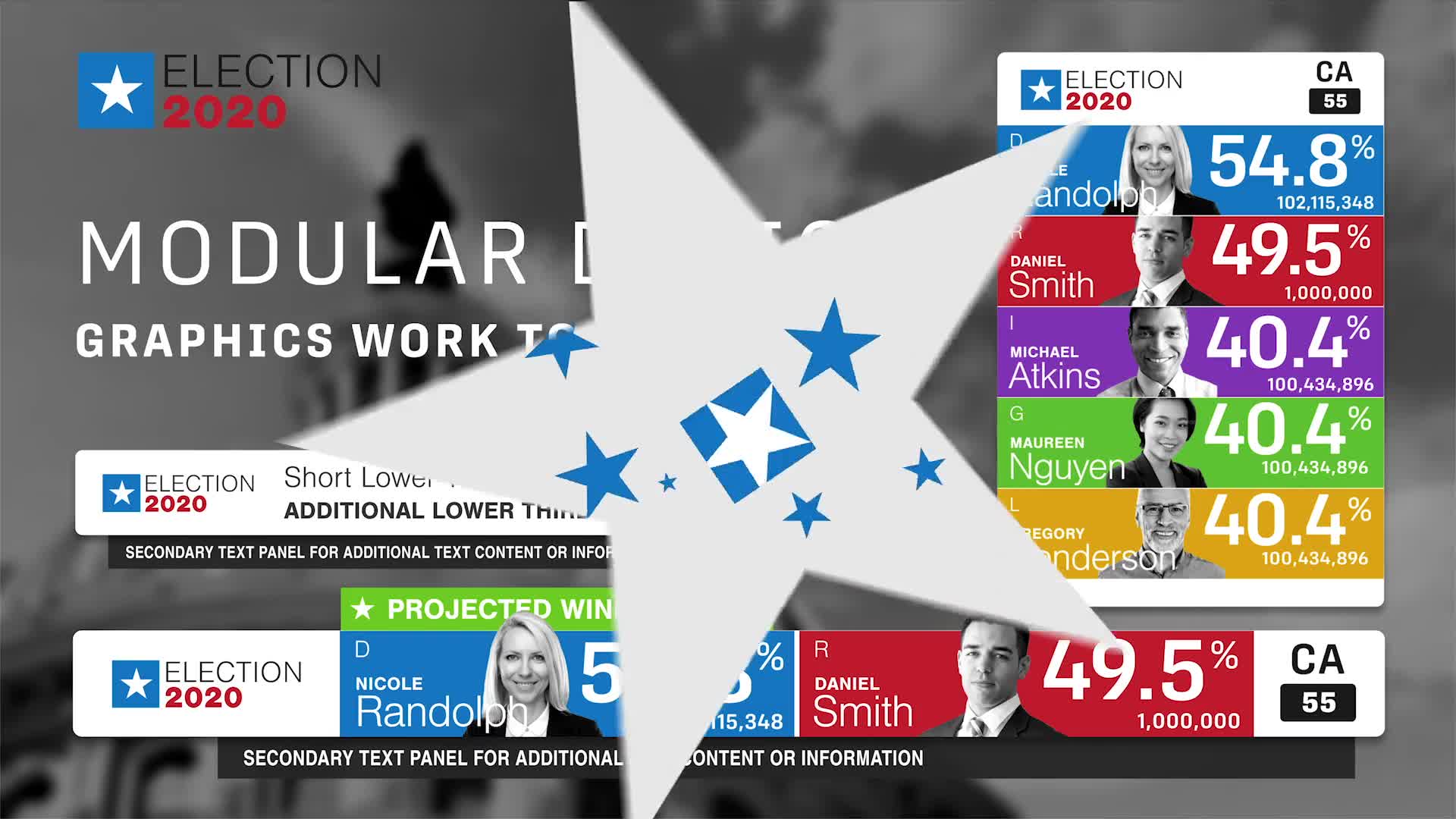 Election Results Elements Videohive 28655204 After Effects Image 9