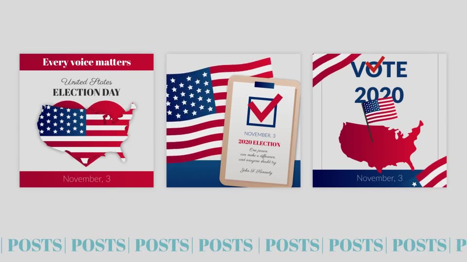 Election Stories and Posts Pack Videohive 29042680 Premiere Pro Image 10