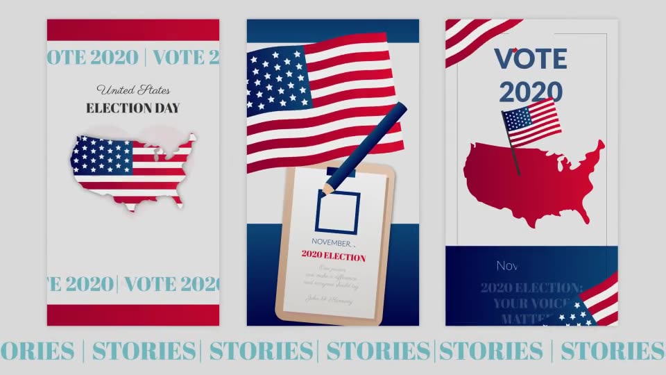 Election Stories and Posts Pack Videohive 29042680 Premiere Pro Image 3