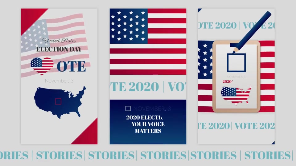 Election Stories and Posts Pack Videohive 29042680 Premiere Pro Image 5