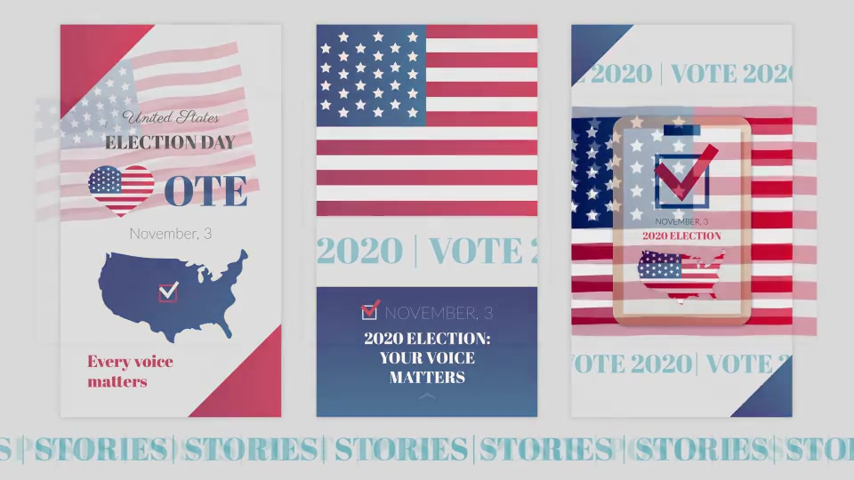 Election Stories and Posts Pack Videohive 29042680 Premiere Pro Image 6